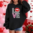 thumbnail image 3 of RXMEKW Heart Print Full-Zip Hooded Sweatshirt for Boys And Girls In Medium And Large With Pockets, 3 of 8