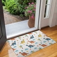 thumbnail image 2 of White Dinosaurs Palms Stars Pattern Door Rugs,Washable Non Slip Door Mats Indoor,Decorative Door Mats,Entry Mat Indoor for Entrance,Bedroom,Kitchen,Bathroom,17"x30", 2 of 6