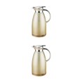 thumbnail image 2 of Yuarrent Botella termo Hervidor de agua de acero inoxidable de gran capacidad, duradero y de larga duración, de ebullición rápida Oro caqui 1.8L 2Conjunto, 2 of 6