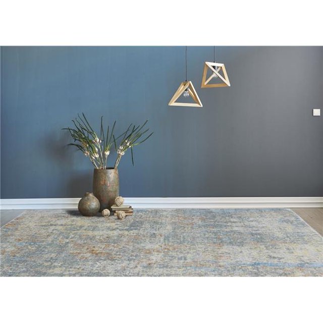 Amer Rug MYS80810 Mystique Steel Gray Hand-Knotted Area Rug - 8 x 10 ft.