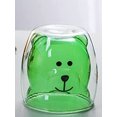 thumbnail image 4 of Taza De Té De Oso 250Ml Taza De Oso Resistente Al Calor Con Aislamiento De Doble Pared Taza De Café De Oso De Cristal Linda Creativa Taza De Café De Jugo De Leche Para El Hogar Oficina Escuela Dormito Muyoka Hogar, 4 of 6