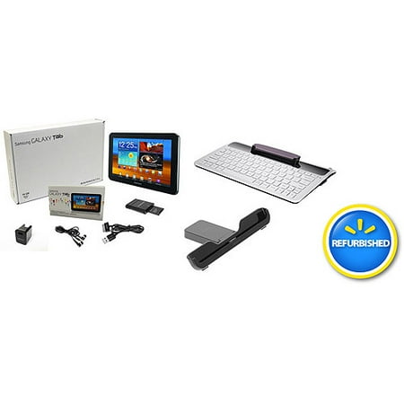 Samsung Galaxy Tab GTP7310MA16VPRB 8.9" 16GB Android 3.1 (Honeycomb) OS Gray Refurbished w/ New SD Card Reader, Keyboard Dock, and Desktop Dock