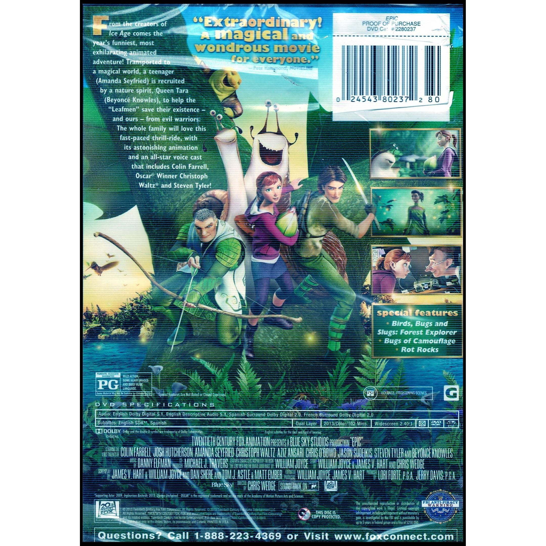 Epic (DVD) Standard Definition - Walmart.com