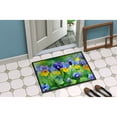 thumbnail image 4 of Carolines Treasures DAC1647MAT 18 x 27 in. Unisex Illinois Violet in Watercolor Doormat, 4 of 5