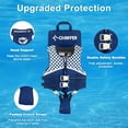 thumbnail image 2 of Kids Swim Vest for 20-70 Pounds, Easy On/Off Zipper, Swimming Toddler Floaties Jacket for 2-8 Years Old, 2 of 6