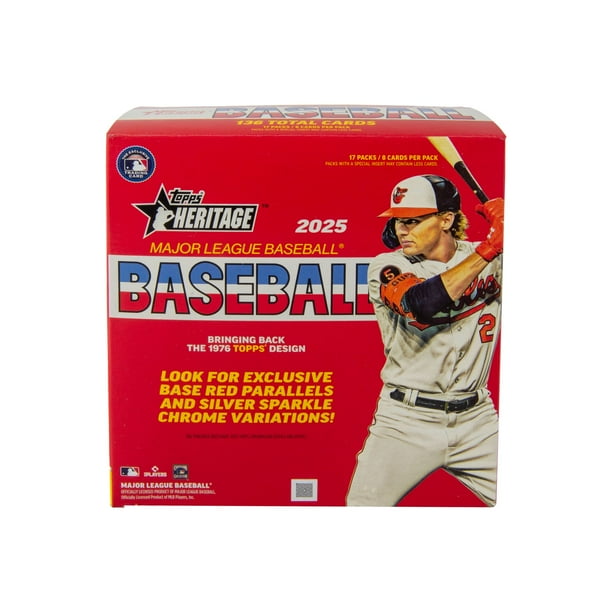 2025 Topps Heritage Baseball Trading Cards Mega Box - Walmart.ca
