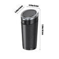 thumbnail image 2 of Portable Car Garbage Bin - Compact Cup-Shaped Trash Can for Vehicle Use - Press-to-Open Design to Prevent Odors - Ideal for Commuters and Road Trips, 2 of 5