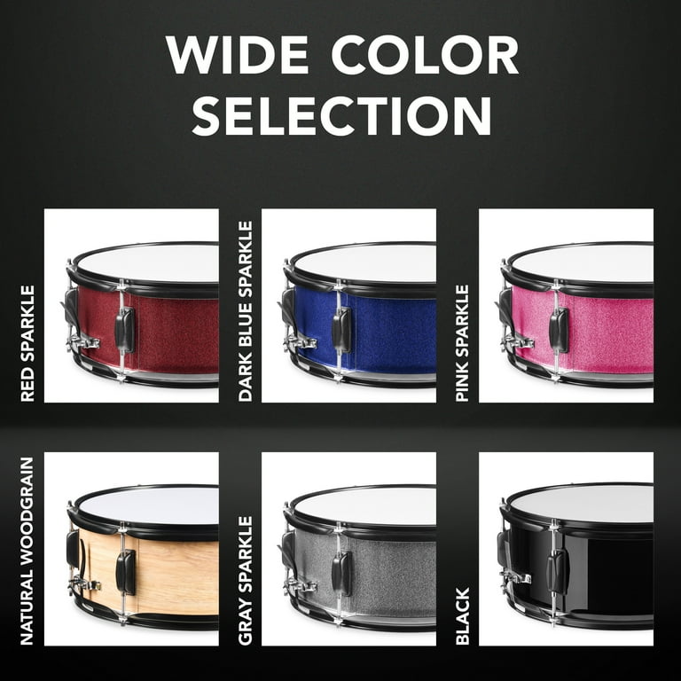 Best Choice Products 5-Piece Beginner Drum Set with Snare, Bass