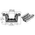 thumbnail image 2 of CRL Y61496 Beaded Rigid Upper Division Bar for GM 1953-1963 - 96" Length, 2 of 3