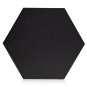 The Tile Project 7.8x9 Tribeca Hexagon Black Porcelain Floor/Wall Tile (9.04 Sq. ft./Box)