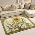 thumbnail image 2 of Sunflower 80''x58'' Extra Large Plush Memory Foam Rug, Soft, Absorbent, Non Slip, 2 of 7