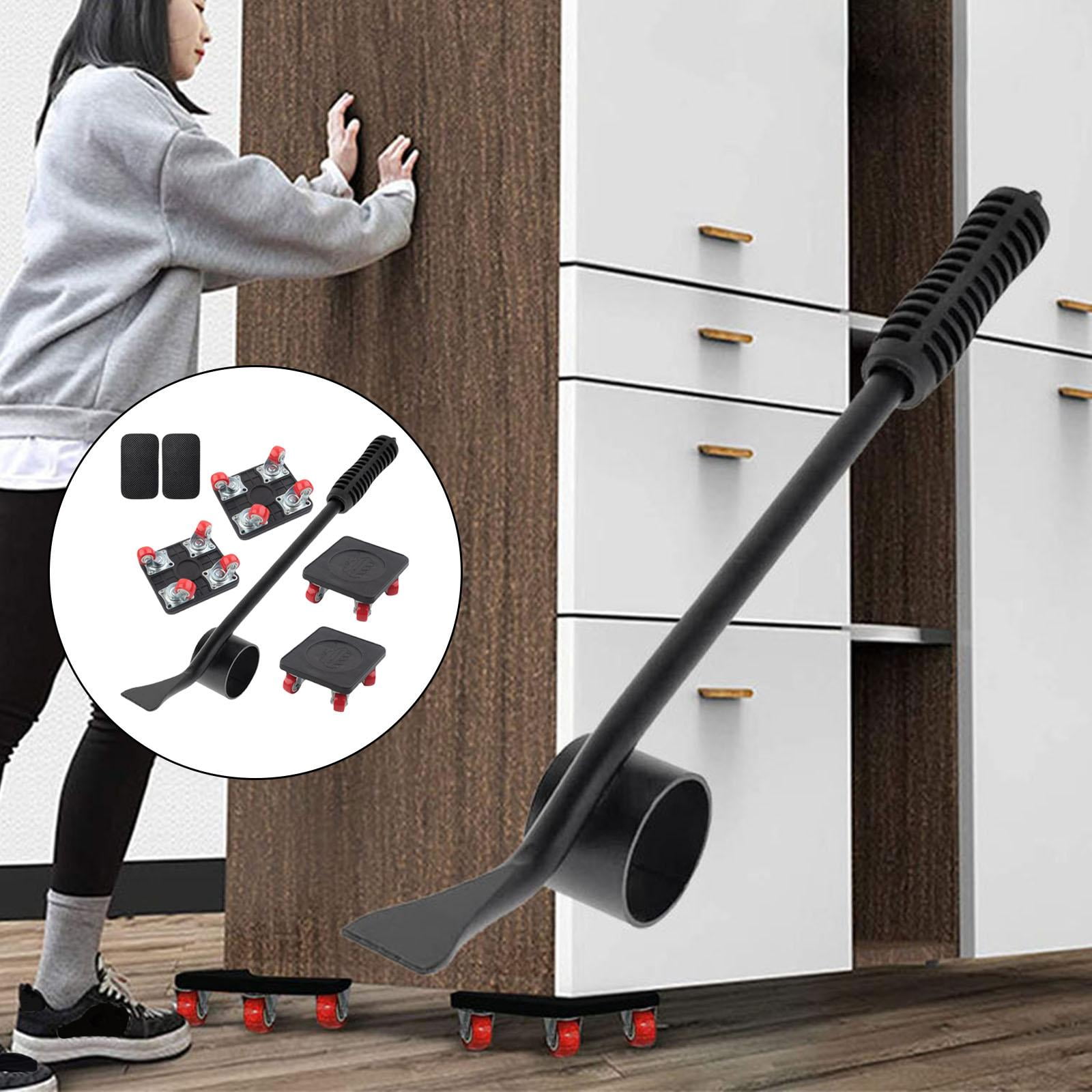 Universal Heavy Furniture Lifter Adjustable Casters Lifter Moves Wheels Heavy Furniture Mover for Furniture Refrigerator Renovation