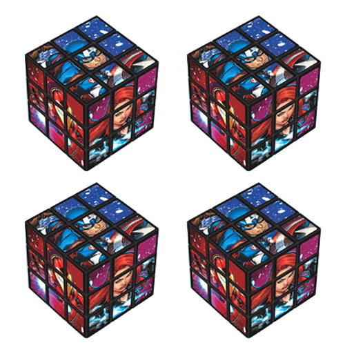 Marvel Spider-Man Magic Cube Puzzle Twist Game Brain Teaser Rotation Mini 