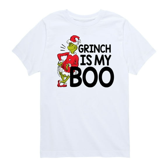 Dr. Seuss - Grinch Is My Boo - Toddler And Youth Short Sleeve Graphic T-Shirt