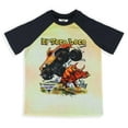 thumbnail image 4 of Monster Jam Boys' El Toro Loco Crazy Bull Truck Sleep 2 Piece Short Sleeve Shirt Shorts Pajama Set, 4 of 7