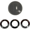 Range Kleen 6-Piece Single Replacement Knob Kit, Gas Ranges, Black