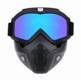 thumbnail image 7 of Motocross Sunglasses Windproof Cycling Riding Skiing Goggles with Mouth Mask UV Protection Bike Motorcycle Cycling Helmet Mask (Gray), 7 of 7