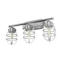 thumbnail image 2 of Hunter - Starklake 3-light Chrome, Medium Size Vanity Light, Dimmable, for Bedrooms, Kitchens, Dining, Living Rooms - 19051, 2 of 8