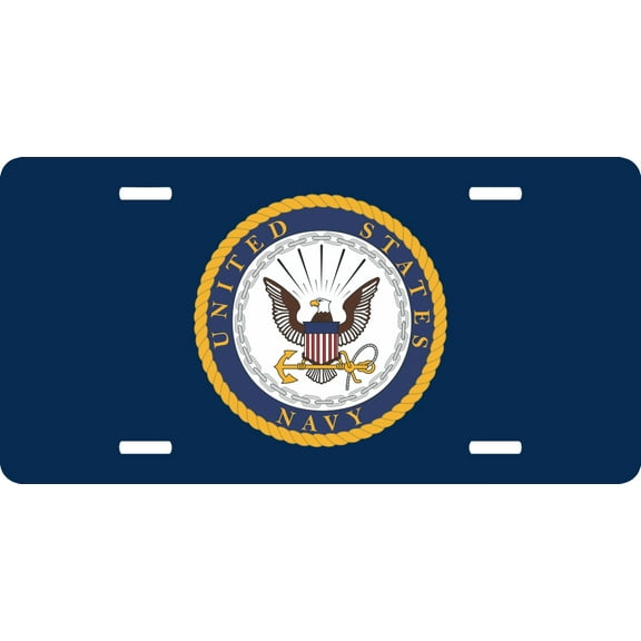 U.S. Navy Insignia License Plate
