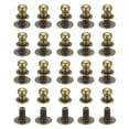 thumbnail image 1 of Unique Bargains 5mm Ball Head Stud Rivets Screw Back, 50Pack Round Head Button Nipple Rivet, Bronze Tone, 1 of 7
