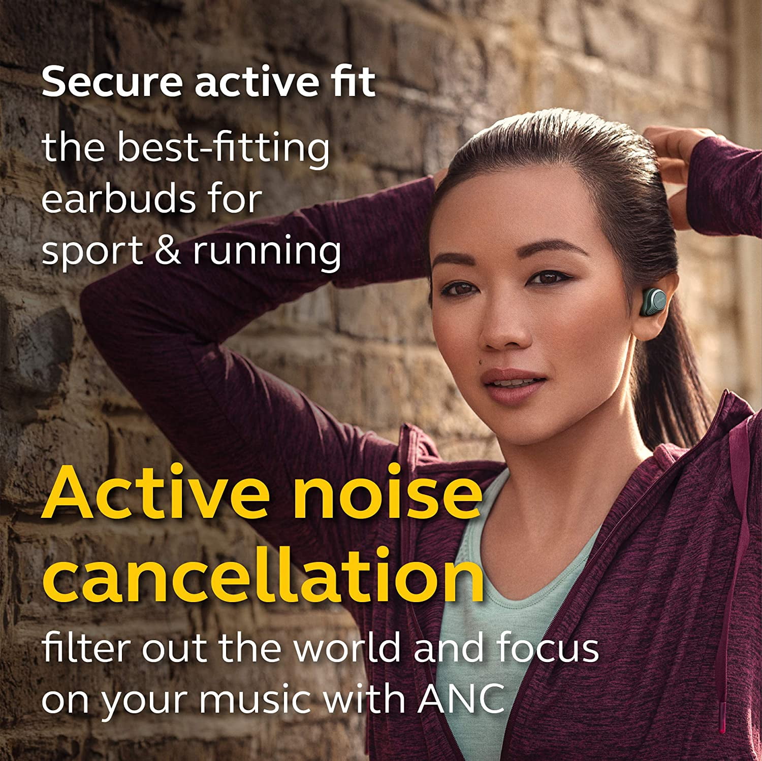 Jabra Elite Active 75t True Wireless Bluetooth Earbuds, Mint – Wireless Earbuds for Running and Sport, Charging Case Included, 4th Generation, 24 Hour Battery, Noise Cancelling Sport Earbuds