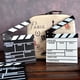 thumbnail image 5 of Cateissary Tabla de Clapboard de escenario de acción, de película de cine de madera, pizarra, L, negro Accesorios para fotos blanco S, 5 of 6