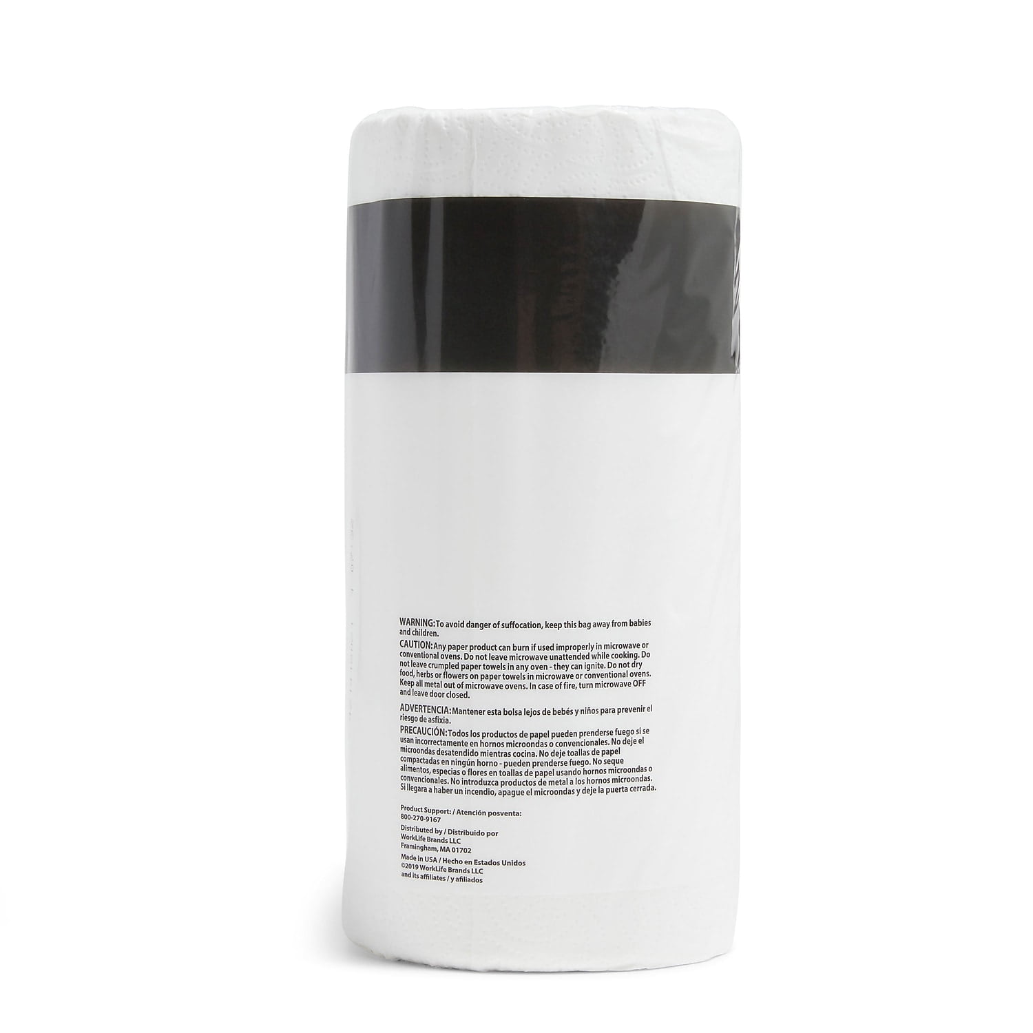 Staples Coastwide Professional Jumbo Kitchen Rolls Paper Towel 2-Ply White 250 Sheets/Roll 12