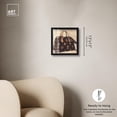 thumbnail image 5 of Doll Memories - Majestic Monogram Shadowbox Print Fashion Illustration by Art Remedy, Black Frame, 12 x 12, 5 of 7
