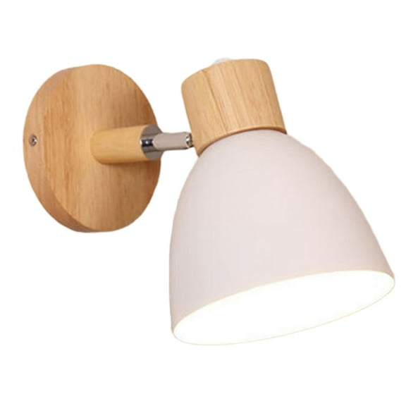 Nordic Modern LED Wall Lamp Minimalist Iron Decorative Lights for Bedroom Aisle Restaurant Indoors Illumination White,1 x wall lamp,White