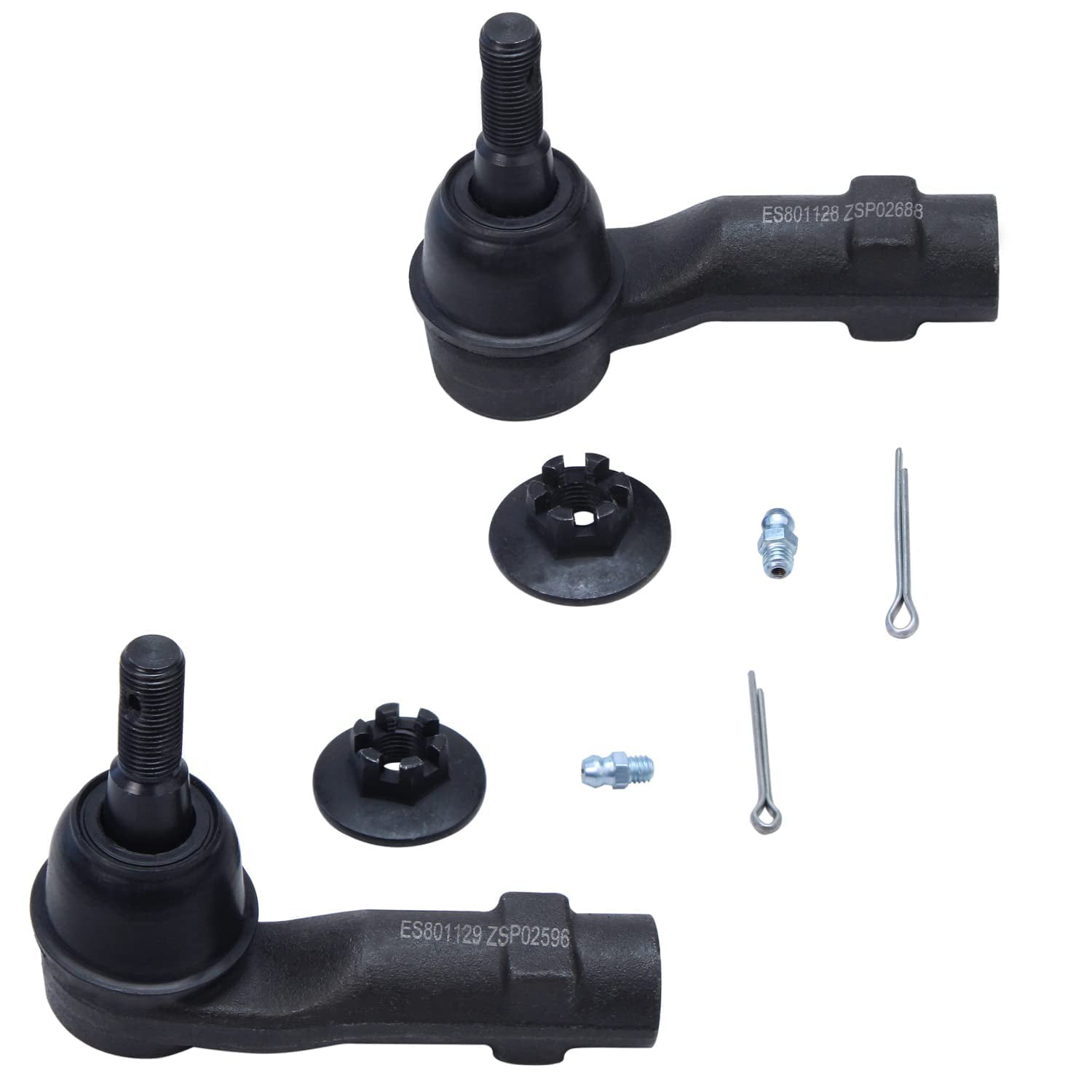 Detroit Axle - Front 8pc Control Arms Kit for 2013-2016 Dodge Dart, 2 Lower Control Arms 4 Inner & Outer Tie Rods 2 Sway Bar Links 2014 2015 Replacement