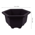 thumbnail image 2 of unbranded 1Jgo Maceta De Plástico Hexagonal Para Cultivo De Y Plantas Suculentas, 2 of 8