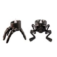 thumbnail image 3 of 2 Pcs Halloween Decorations Set Creepy Halloween Ghost Skeleton & Hand with Candles Lamp, Halloween Decorative Night Lights for Desk Decor, Life-Sized Spooky Hands, Black, 3 of 10