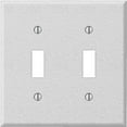 thumbnail image 2 of Pro-White Steel Wrinkle Switch Wall Plate, 2 of 3