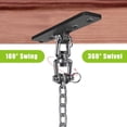 thumbnail image 4 of Hanging Kits Hammock Chair Hardware, Heavy Duty Swing Hanger with Chain for Indoor Outdoor Playground Hanging Hammock Chair Punching Bags, Screws, LB Capacity, .ft, Rotation, 4 of 8