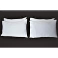 thumbnail image 2 of Just Linen Hotel Linen Collection, 300 TC 100% Cotton Sateen, Self Striped White, Value Pack of 20 Pillow Cases, 2 of 4