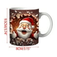 thumbnail image 2 of Gnmfd Christmas Inflated Snowman Mug, Santa Press Puffy Coffee Cup 15oz 11oz Ceramic Mug for Holiday Kitchen, Christmas, Winter Coffee, Tea, Hot Chocolate Collection, 2 of 5