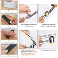 thumbnail image 4 of Garlic Press Mincer - 304 Stainless Steel Garlic Crusher & Peeler Set, Detachable, Heavy-duty, Rust Proof Garlic Mincer Design for Extracts More Garlic Paste Per Clove, 4 of 7