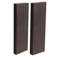 thumbnail image 4 of Ebony/Ebony Wood Timber Blank Faded Resistor Instrument Ebony Blank DIY Material 2 Pieces Musical Instrument Wood Block Supplies Gadget Accessories, 4 of 10