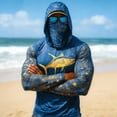thumbnail image 4 of Yaoyar Fishing Shirts for Men Novelty Fish Graphic Long Sleeve Shirt UPF 50+ UV Sun Protection SPF Tops for Workout Hiking, 4 of 4