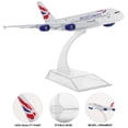 thumbnail image 4 of Shisuyan 1pc Creative Plane Model Office Desktop Alloy Plane Model Decoration for Home, 4 of 9