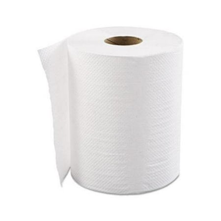 Hardwound Roll Towels, 1-ply, White, 8" X 800ft GEN8X800HWTWH