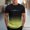 Yellow, variant on Wavsuf Plain T Shirts Men Short Tees Sleeve Elasticity Fashionable Tight Round Neck Undershirt T Shirt Purple Size M