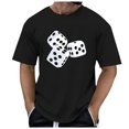 thumbnail image 3 of Huesdet T-Shirts Graphiques pour Hommes T-Shirts Décontractés Basiques à Col Rond T-Shirts à Manches Courtes Mode Tee T-Shirts avec Poche (Noir, M), 3 of 6