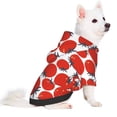 thumbnail image 2 of Xecao Hand Drawn Tomatoes Pattern Sweatshirts Winter Pet Dog Hoodie Puppy Coat Dog Sweaters Dog Clothes with Hat Dog Clothes Costume Outfit,Small Pets Wear-Large, 2 of 7