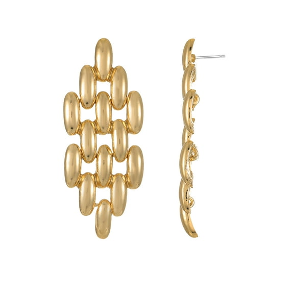 Time and Tru Goldtone Drop Earrings, 1 Pair