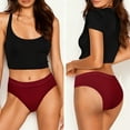 thumbnail image 2 of Gingprous Women's Cotton High Cut Underwear Sports Women's Panties Soft Elastic Waistband Comfortable Pure Cotton Briefs 4 Pack, 2 of 8