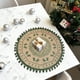 thumbnail image 4 of Christmas Tree Skirt 35 In Fabric Christmas Tree Skirt Christmas Decoration Indoor Holiday Party Decoration, 4 of 7