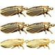 thumbnail image 1 of 6 piezas antiguas vintage de latón cigarra figura de cigarra de cigarro de cicada adorno de escritorio, 1 of 5