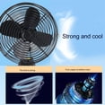 thumbnail image 4 of Electric Fan, Rechargeable 8in 18V Battery Electric Fan Simple Installation Easily Carrying  For Camping, 4 of 8