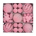 thumbnail image 7 of 35 Pcs Pink Christmas Balls Assorted Christmas Tree Ball Ornaments Shatterproof Plastic Hanging Decorations Xmas Bulbs for Tree Party Holiday Decor, 7 of 7